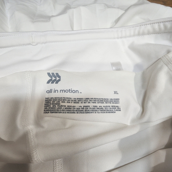 All in Motion Women's Skorts Flex Active Size XL White - Picture 5 of 5